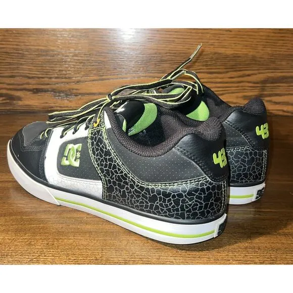 DC Ken Block Pure 43 Size 10 Skate Shoes Black Lime Citrus RARE