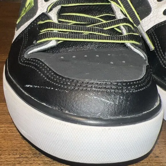 DC Ken Block Pure 43 Size 10 Skate Shoes Black Lime Citrus RARE