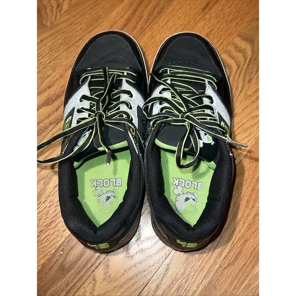 DC Ken Block Pure 43 Size 10 Skate Shoes Black Lime Citrus RARE