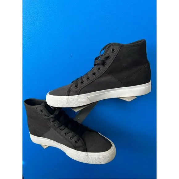 DC Men's Skate Shoes Manual HI TXSE DC Black 10 Skateboarding Co High Top