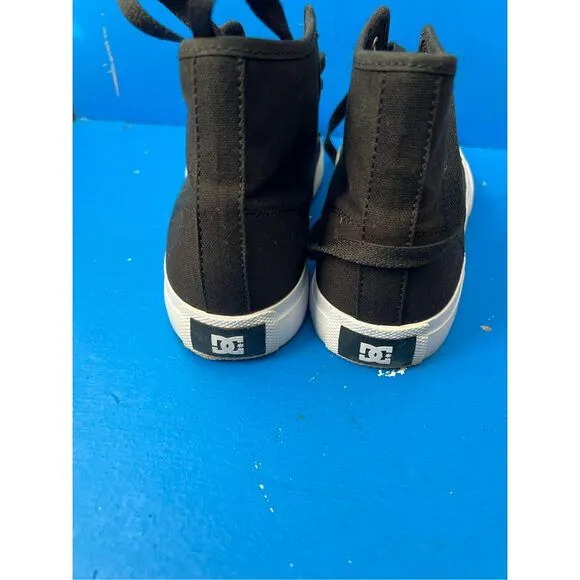 DC Men's Skate Shoes Manual HI TXSE DC Black 10 Skateboarding Co High Top