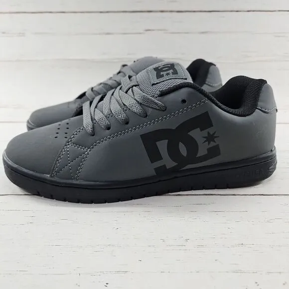 DC‎ Shoes Gaveler Low Top Skate Sneakers Mens Size 8.5 Pewter Gray Black