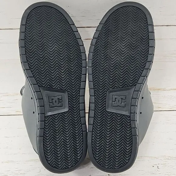 DC‎ Shoes Gaveler Low Top Skate Sneakers Mens Size 8.5 Pewter Gray Black