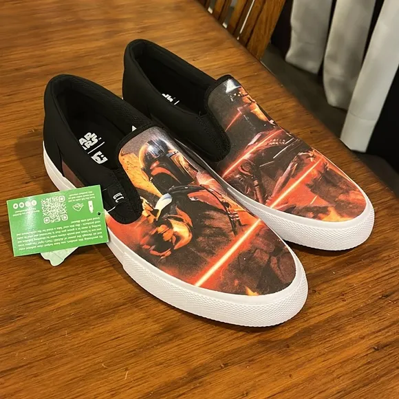 DC Shoes x Star Wars SW Manual Slip on Skate Shoes Sneakers new Mens Size 13