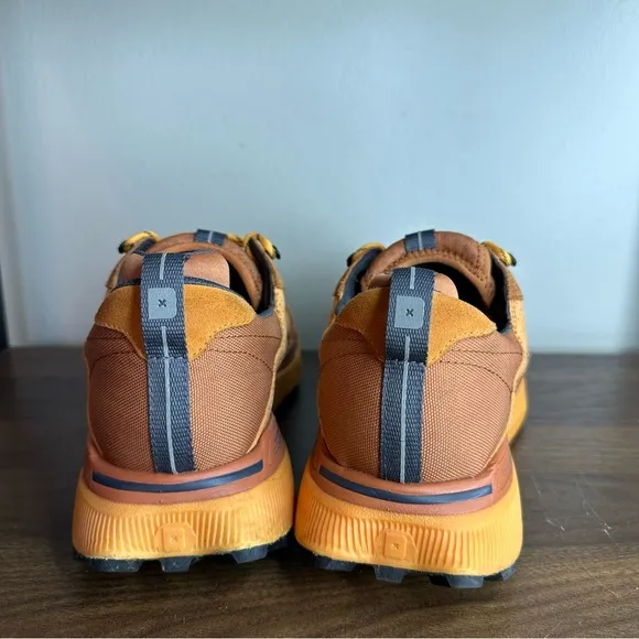 Deckers X Lab Enduro Orange Suede Vibram Hiking Shoes Sz 12 Mens