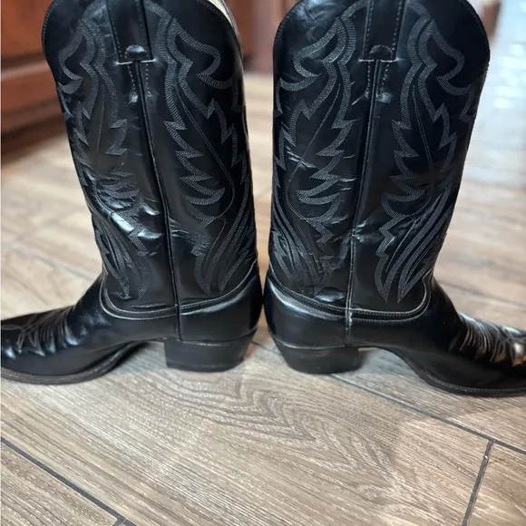 Diamond J By Justin Men's Western Leather Boots 8 1/2 cowboy boots