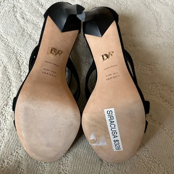 Diane Von Furstenburg Siracusa Heel Sandals. Size 6.5/36.5.
