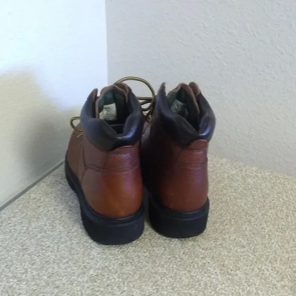 Dickies Brown Leather Steel Toes Work Boots