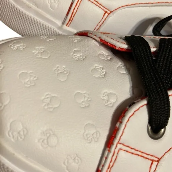 Disney Red and White Sneakers with Classic Design