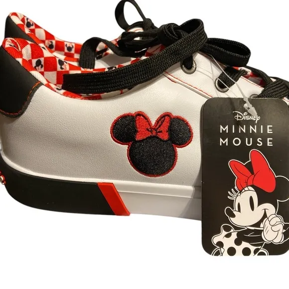 Disney Red and White Sneakers with Classic Design