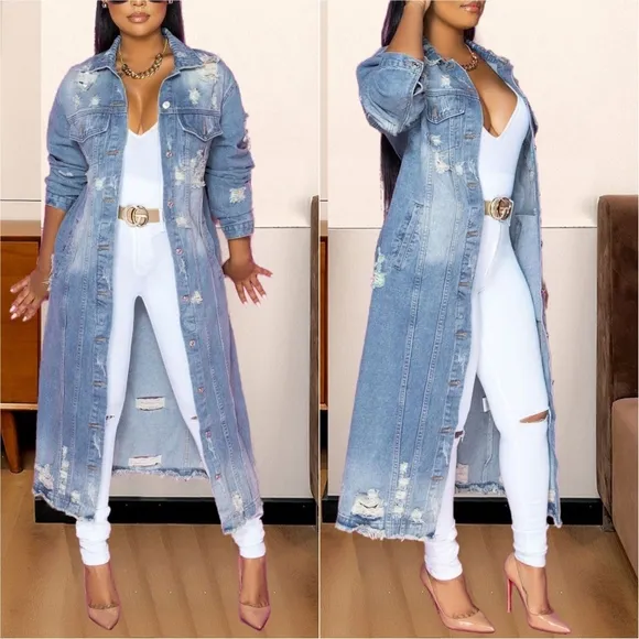 Distressed Dreams Denim Jacket - Light