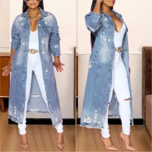 Distressed Dreams Denim Jacket - Light