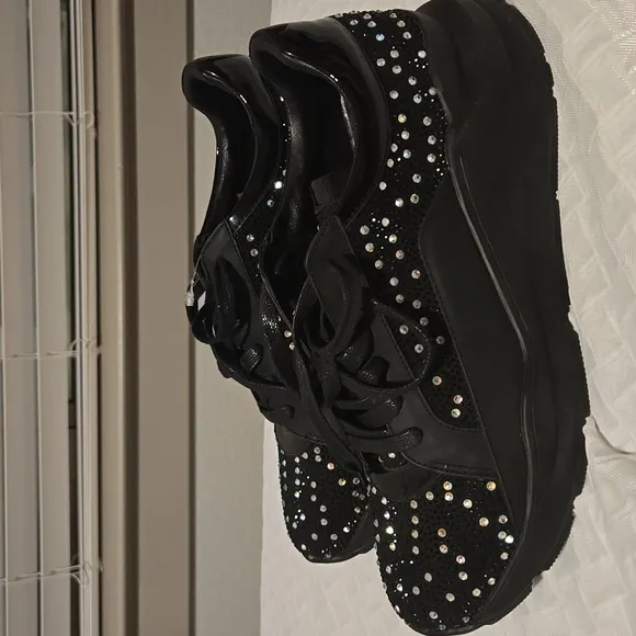 DNA Shoes - The Shine Edition - Black And Multi Stones Size 43