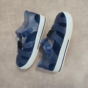 Dolce &amp; Gabbana Blue Jelly Kid's Sandals, Size 24. Made in Spain.
