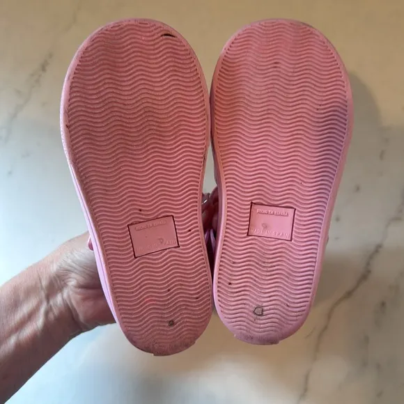 Dolce &amp; Gabbana Kids pink cage sandal Jellies (Toddler size eu 28 us 11)