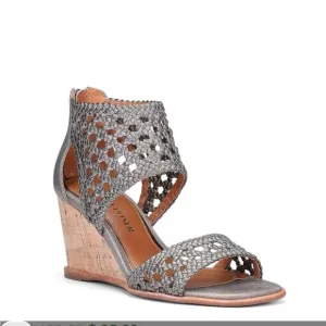 Donald J. Pliner Lagos Womens Woven Cork Wedge Sandals Size 7