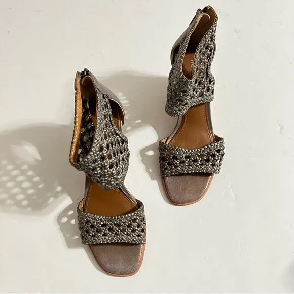 Donald J. Pliner Lagos Womens Woven Cork Wedge Sandals Size 7