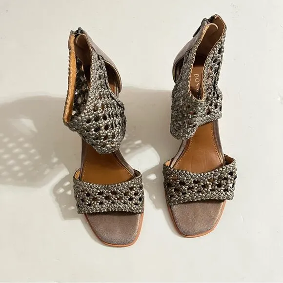 Donald J. Pliner Lagos Womens Woven Cork Wedge Sandals Size 7