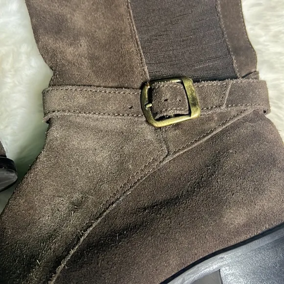 Donald J Pliner Tall Brown Leather Riding Boots Sz 7.5 Bolade