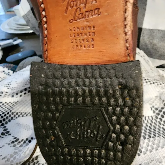 Double H men's lace up work boots brown size 7.5