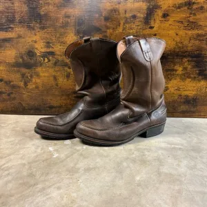 Double H Work Western leather boots mens 12 cowboy work boots brown farm