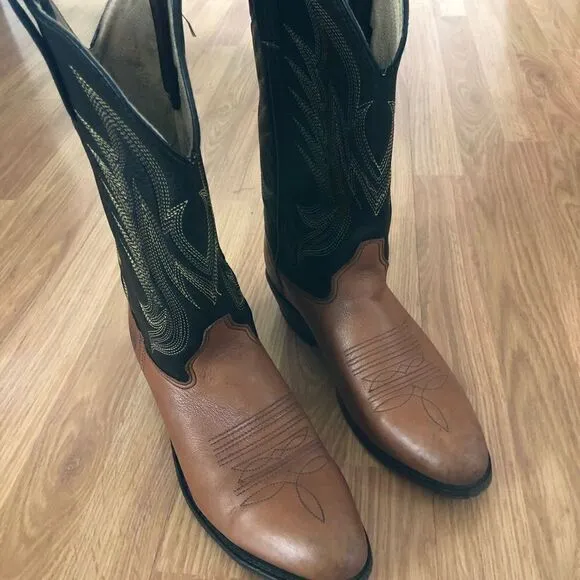 DOUBLE-H (HH) 1154 Aeroglide Leather Western Cowboy Work Boots