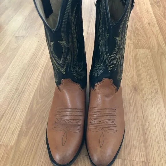 DOUBLE-H (HH) 1154 Aeroglide Leather Western Cowboy Work Boots