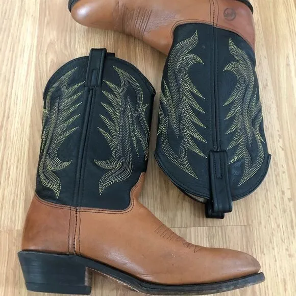 DOUBLE-H (HH) 1154 Aeroglide Leather Western Cowboy Work Boots