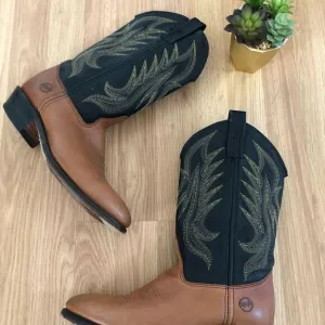 DOUBLE-H (HH) 1154 Aeroglide Leather Western Cowboy Work Boots