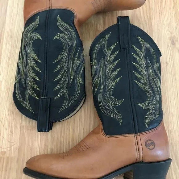 DOUBLE-H (HH) 1154 Aeroglide Leather Western Cowboy Work Boots
