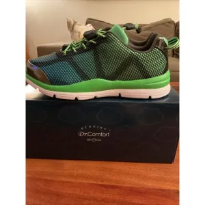DR. COMFORT Katy Women's Therapeutic Extra Depth‎ Athletic Shoe: Green 7W