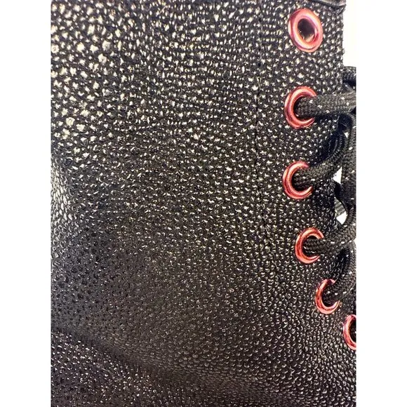 Dr. Martens 1460 Bejewelled Leather Combat Boots Pink Size UK 4 EU 37 US 6