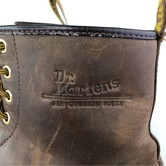 Dr. Martens 1460 Brown Leather Combat Boots 12