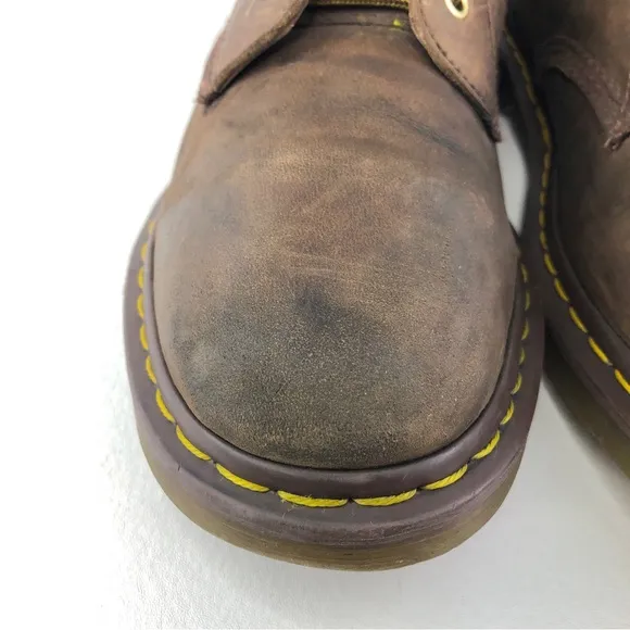 Dr. Martens 1460 Brown Leather Combat Boots 12