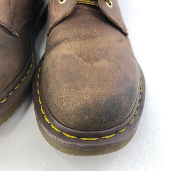 Dr. Martens 1460 Brown Leather Combat Boots 12