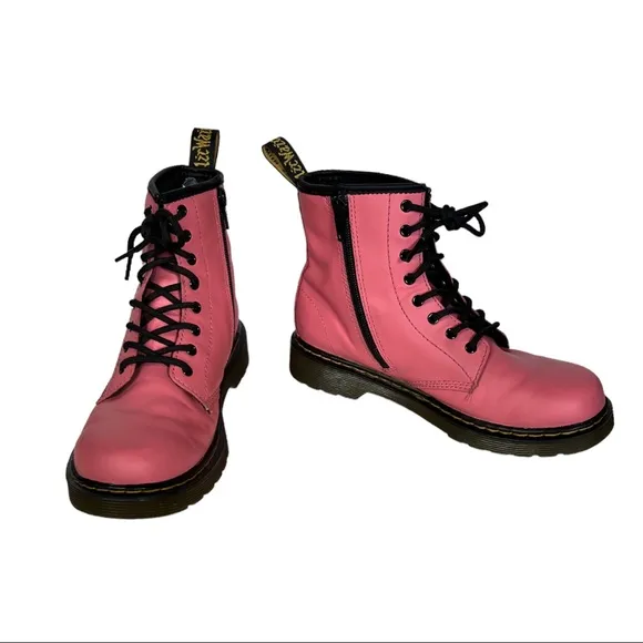 Dr. Martens Acid Pink Smooth Leather 1460 J Boots