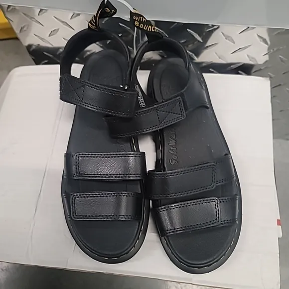 Dr Martens Air Wair Kids Klaire J Leather Sandals