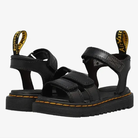Dr Martens Air Wair Kids Klaire J Leather Sandals