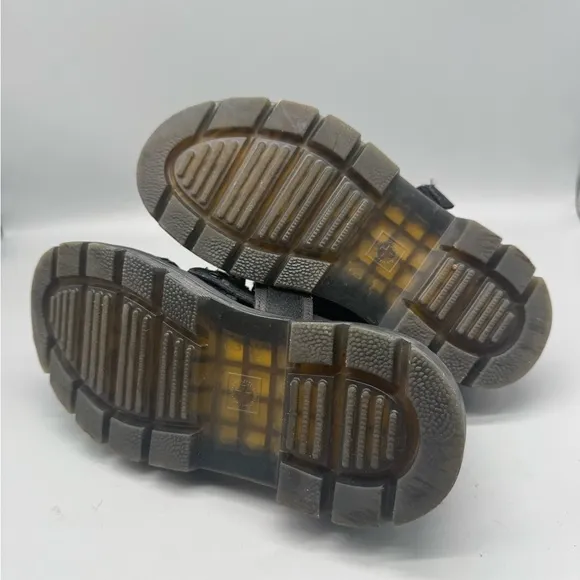 DR. MARTENS &quot;Pearson&quot; Leather and Webbing Sandals Size 4