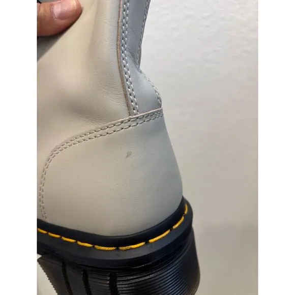 Dr. Martens Audrick Womens Size 9 Cobblestone 8 Eye Platform Boots
