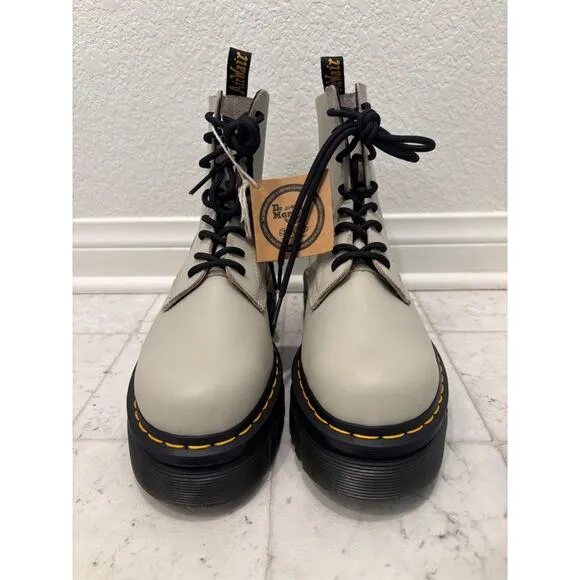 Dr. Martens Audrick Womens Size 9 Cobblestone 8 Eye Platform Boots