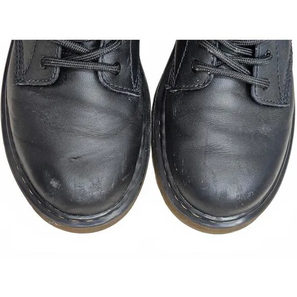 Dr. Martens Black Bouncing Sole Boots W Size 5 Goth Punk Grunge
