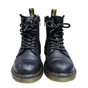 Dr. Martens Black Bouncing Sole Boots W Size 5 Goth Punk Grunge