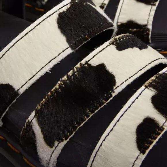 Dr Martens Blaire Hair-On Cow Print Sandals