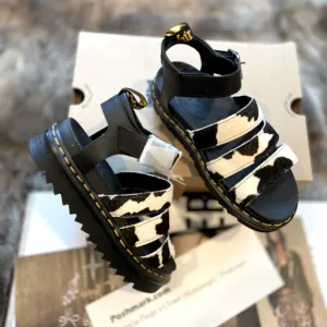 Dr Martens Blaire Hair-On Cow Print Sandals