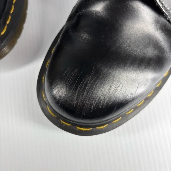 Dr. Martens Boots Womens 8 1460 Smooth Leather Lace Up Work Grunge Streetwear