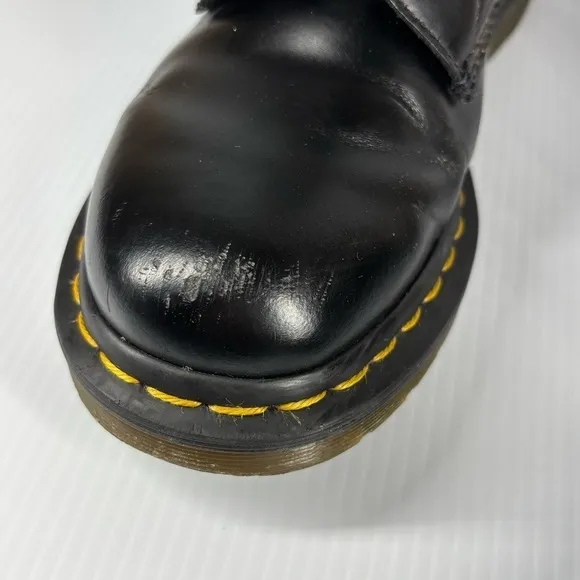 Dr. Martens Boots Womens 8 1460 Smooth Leather Lace Up Work Grunge Streetwear