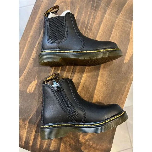 Dr. Martens Kid's Collection AirWair 2976 Softy T Boot Size 7‎ Core Kids Black