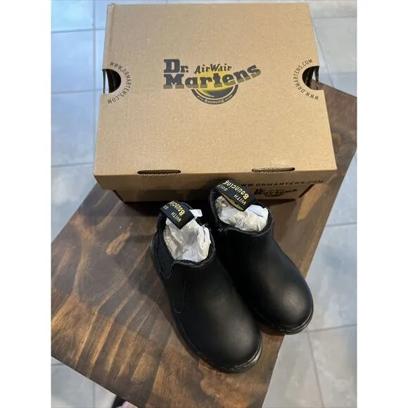 Dr. Martens Kid's Collection AirWair 2976 Softy T Boot Size 7‎ Core Kids Black