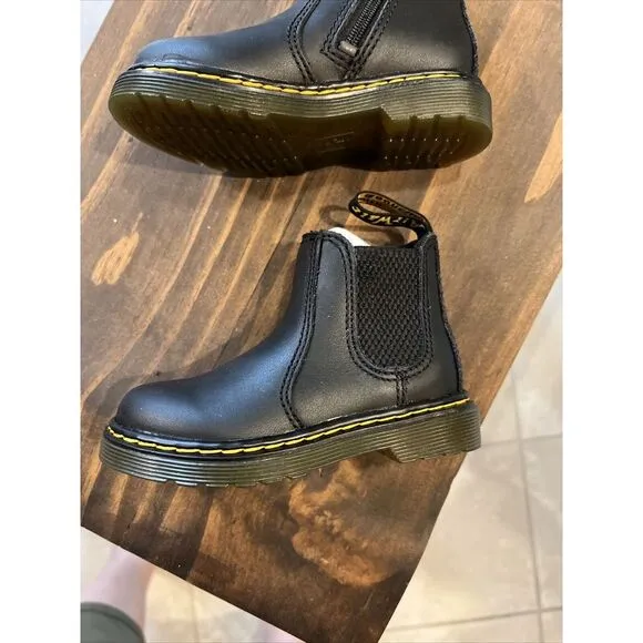 Dr. Martens Kid's Collection AirWair 2976 Softy T Boot Size 7‎ Core Kids Black